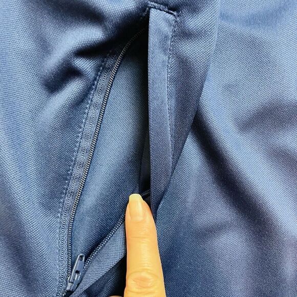 Adidas USTA Track Jacket Mens S Navy Full Zip Embroidered 2016 Tennis Nationals - Picture 8 of 10